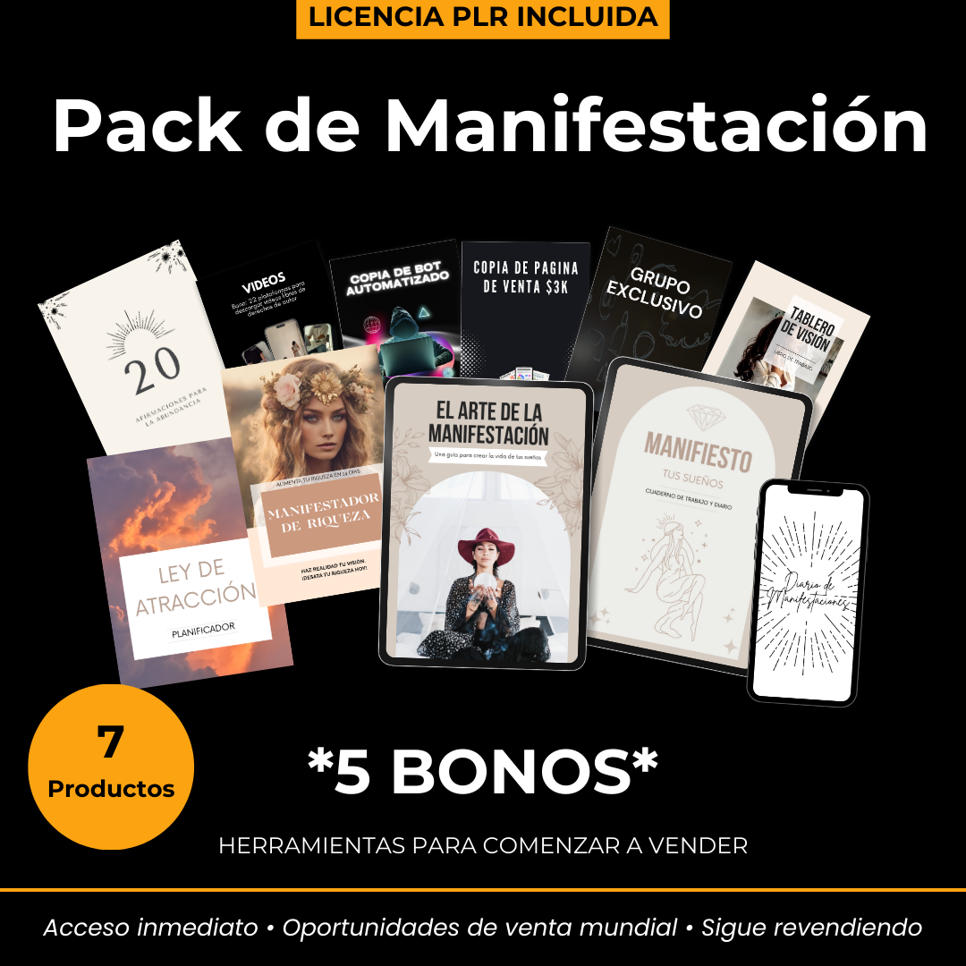 Pack de Manifestación PLR